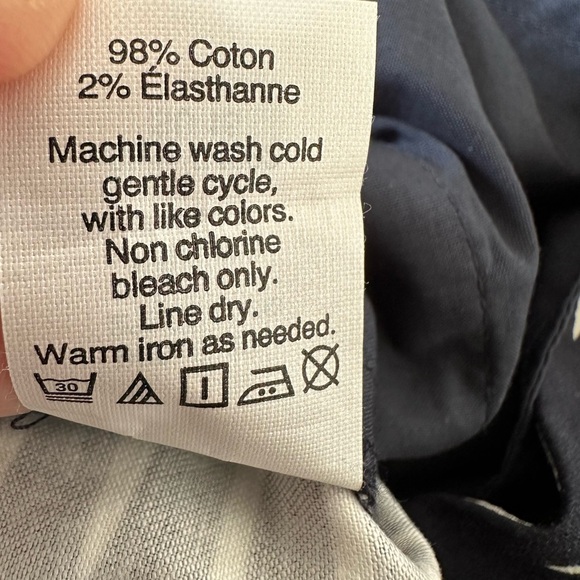 J. Crew Factory NEW Polka Dot A Line Skirt Pockets Cotton Black & White Size 4 - Picture 9 of 12